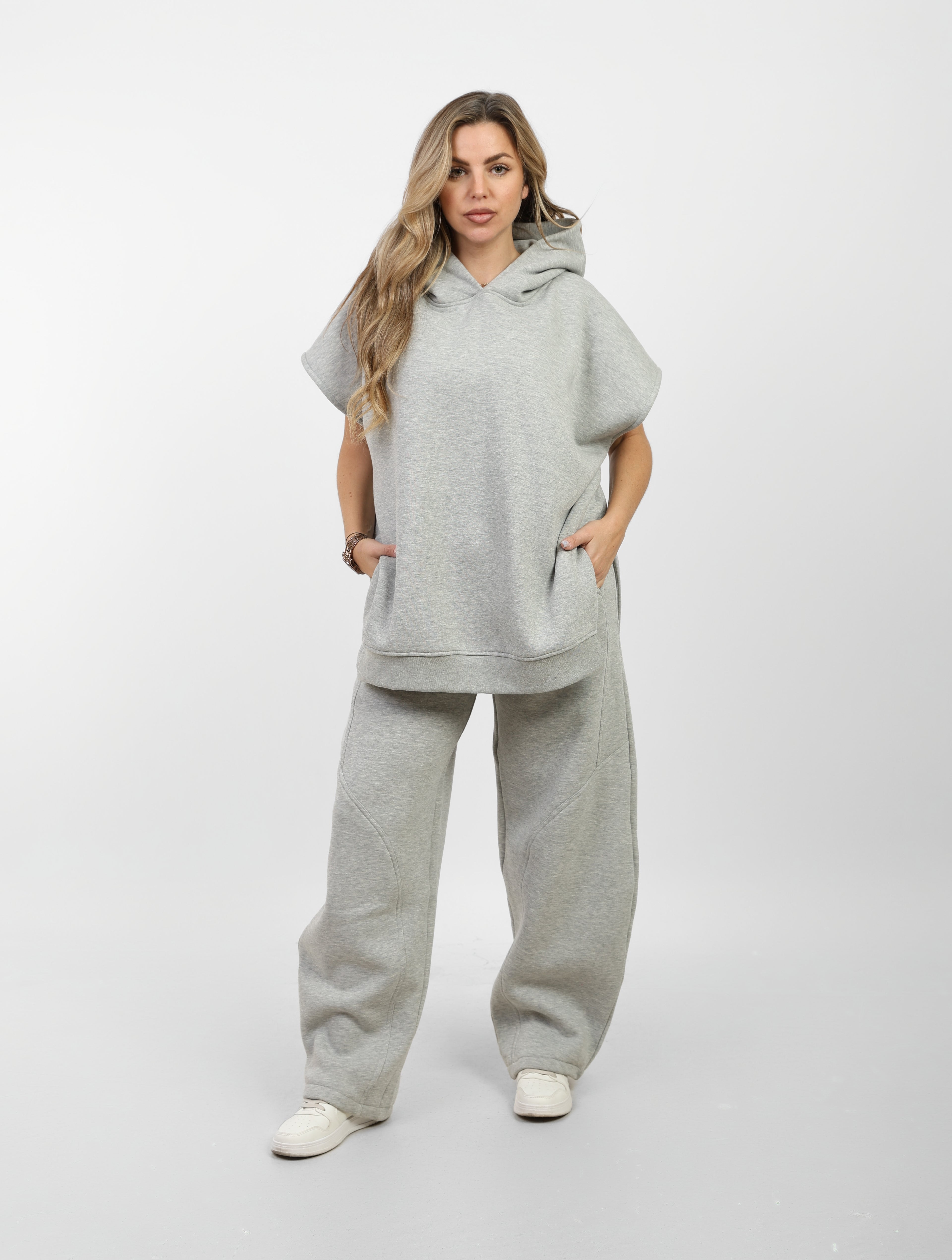 Sleeveless Edgy Sweatshirt